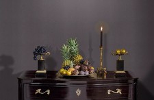 € 1,50 qm   1 Ro. Rasch 407952  Vliestapete Uni grau feine Textil Struktur