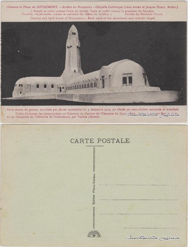 Cpa verdun ossuaire - verdun,