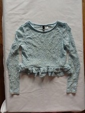 Damen Spitzentop H&M Langarm