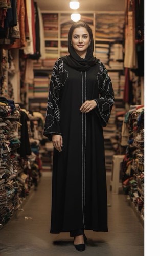 Abaya dubai strass damenkleid - abaya,