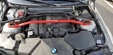 Domstrebe Federbein federbeinstrebe strutbar für BMW 3 E46 Coupé Compact RS Rot