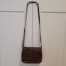 Rialto Crossbody Saddle Bag Umhängetasche Leder Cognac  Butterweiches Leder NEU