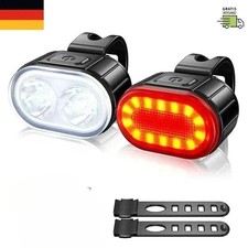 LED Fahrradlampe 9 Licht USB-C