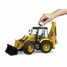 Neu Bruder Toy JCB 5CX ECO Bagger Baggerlader Schaufelbagger groß 1:16 02454