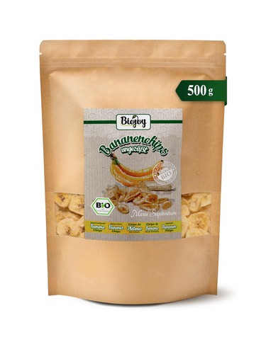 Biobananenchips 500 - 500, g