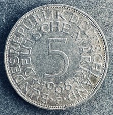 5 Mark 1968 F BRD Silberadler