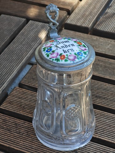 Bierseidel antik mit - 2,