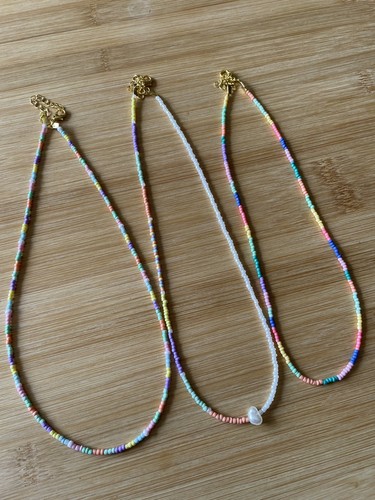 Set halsketten perlenketten - 3,