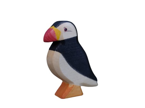 Holzfigur papageientaucher - holzfigur,