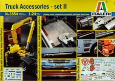 Truck Accessories Set II LKW Zubehör Laster 1:24 Model Kit Bausatz Italeri 3854