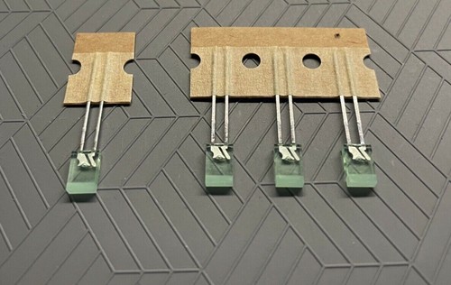 Led grün diffus rechteckig - led,