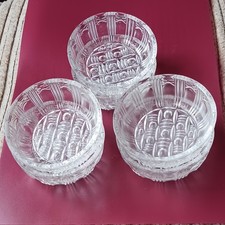 6 Dessertschalen, Glas/