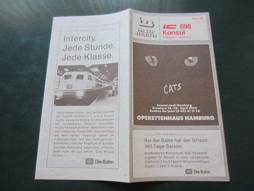 Prospekt zugbegleiter 698 - prospekt, ic