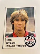 Panini 1987 signiert Dieter Kitzmann