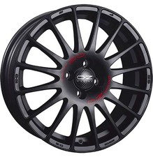 ALUFELGE OZ RACING SUPERTURISMO GT FUR NISSAN NOTE 7X17 4X100 MATT BLACK RED LE