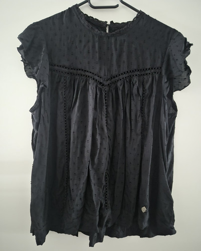 Superdry bluse tunika schwarz - superdry,