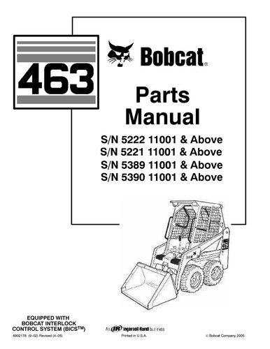Bobcat 463 - , –