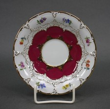 Meissen Unterteller Mokka