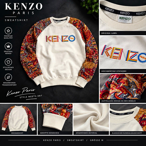 Kenzo herren sweatshirt - sweatshirt, m