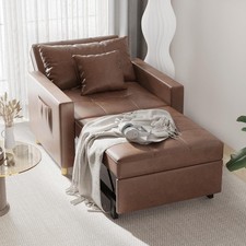 YODOLLA Schlafcouch 3-in-1 Schlafsessel Sofa mit schalaffunction Möbel Sessel