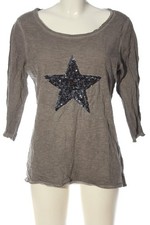 KURT KöLLN U-Boot-Shirt Damen Shirt Gr. DE 38 hellgrau Casual-Look