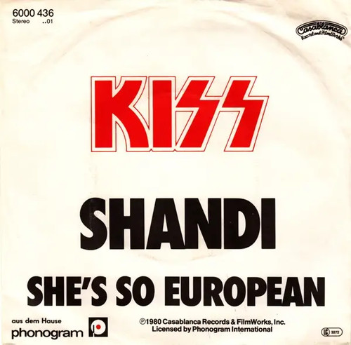 Kiss shandi vinyl - vinyl, 7inch