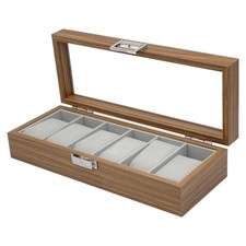 Holz Uhrenkoffer 6 Uhren
