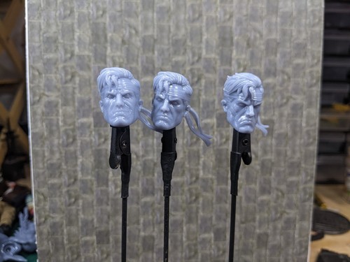 Punisher custom heads - 3x,