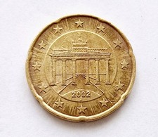 🔎20 Euro Cent, Kursmünzen BRD Rare Coins ( D, F, G, J ) / pro 1 Stück / Selten