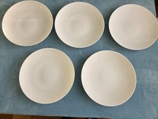 5 x Raynaud Limoges Macao Sablé Sammelteller flach 12,2" matt Glasurband