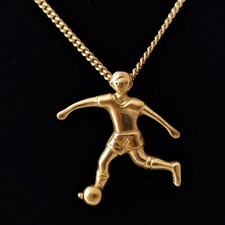 Goldanhänger Fußballspieler