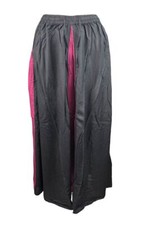 Gothic Mittelalter LARP Rock schwarz rot Freesize Viskose NEU