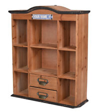 Wandschrank Antik Schränkchen Apothekerschrank Holzschrank Wandregal Shabby Chic