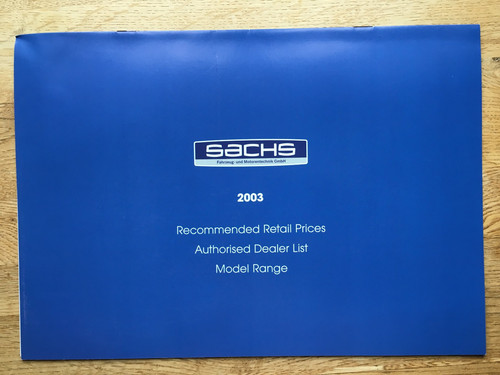 Sachs motorrad prospekt xtc - motorrad,