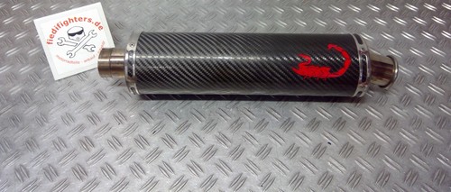 Auspuff endtopf carbon - auspuff,