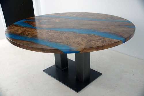 Runder esstisch river - river, table