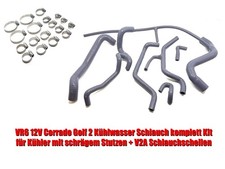 Kühlwasserschläuche für VW Golf 2 Corrado 2.8 VR6 Silikon Kühl Schlauch GRAU