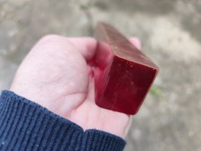 Vintage Translucent Red Cherry