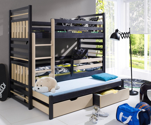 Hochbett hipolit kinderbett - hochbett,