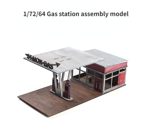 Maßstab tankstelle - 1:64/72,