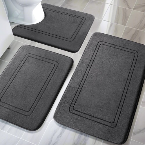 Badezimmerteppich set teilig - badezimmerteppich, 3-teilig