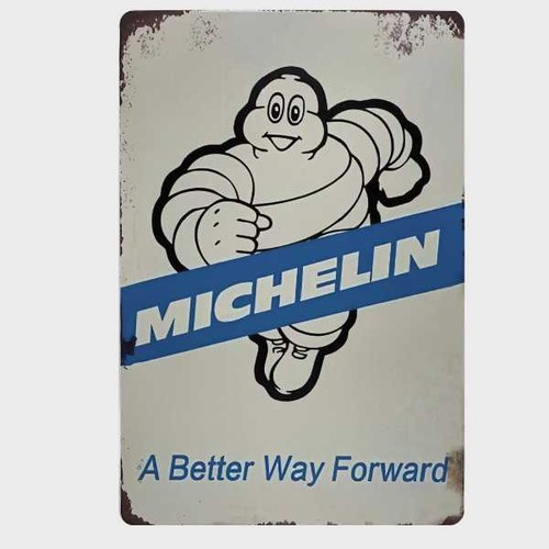 Blechschild michelin better - blechschild, a