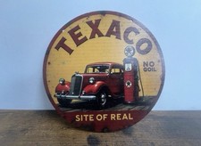 Texaco motor oil holzschild - oil,