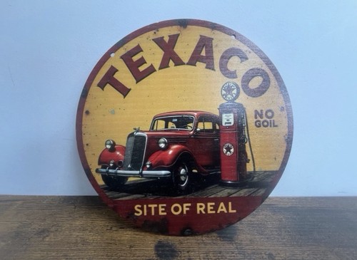 Texaco motor oil holzschild - oil,