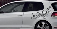 SEITENAUFKLEBER Seiten Aufkleber CAR STYLE Autoaufkleber Dekor TATTOO Sterne 79