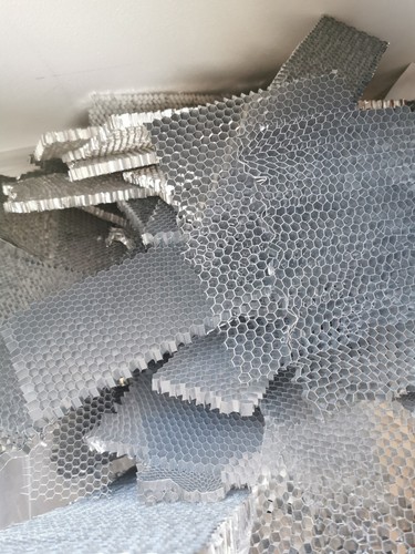 Aluminium wabenplatten 10mm - aluminium,