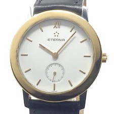 Eterna (like new & unworn) 18kt Gold KonTiki 1856 Peseux 7001 Ref. 3300.47