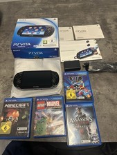 Sony PS Vita 3G Wifi Mit OVP Sly Trilogy Minecraft Assassins Creed Marvel