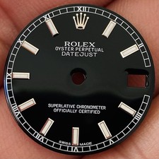 Rolex schwarzes Zifferblatt für Datejust 31mm Modell 78240 78274 68274...