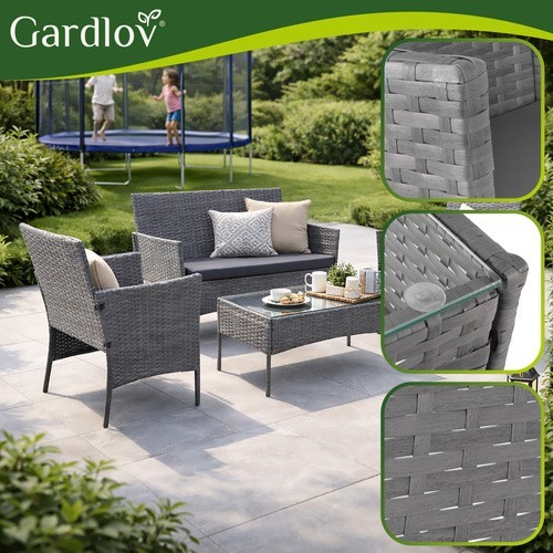 Gardlov sitzgruppe rattan - *,